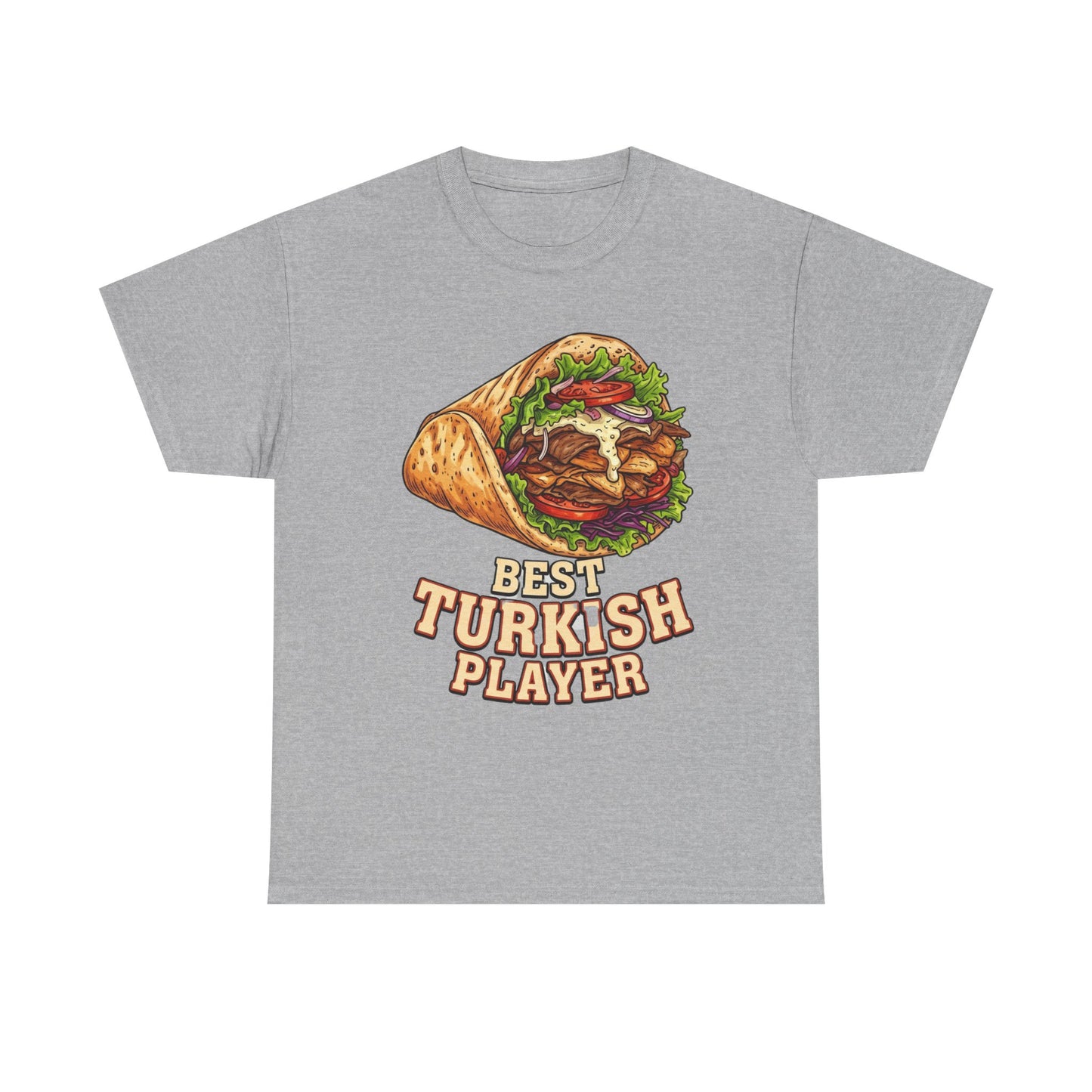 T-Shirt — "Best Turkish Player" Shawarma Graphic Tee