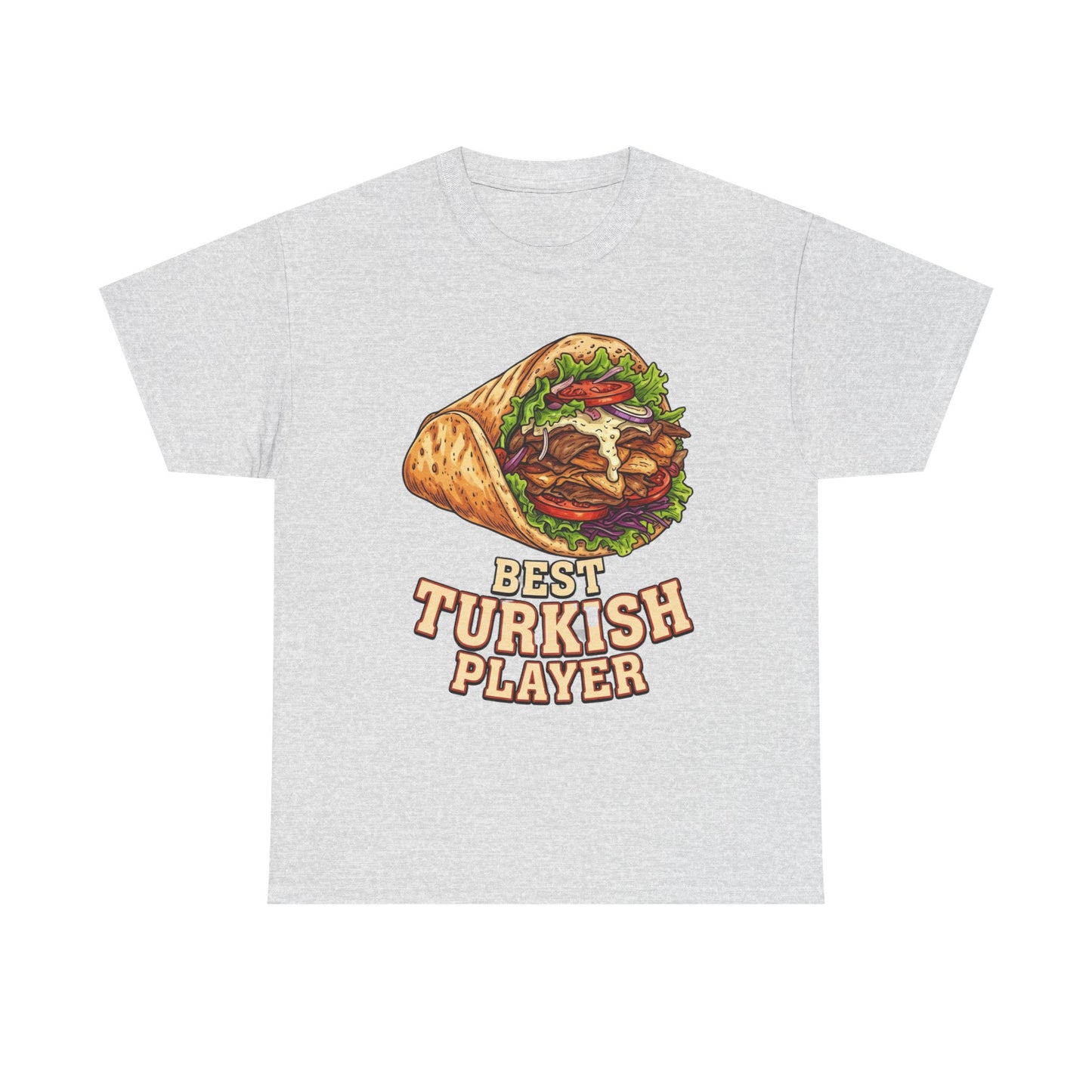 T-Shirt — "Best Turkish Player" Shawarma Graphic Tee