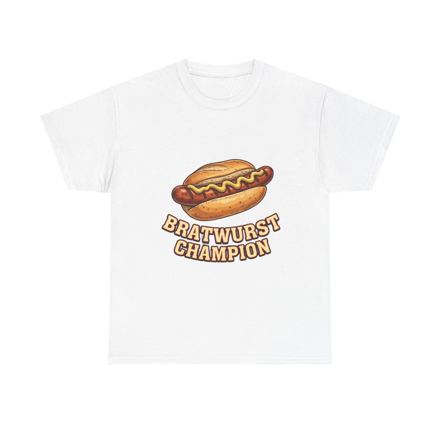 Bratwurst Champion T‑Shirt — Hot Dog Eating Contest Tee