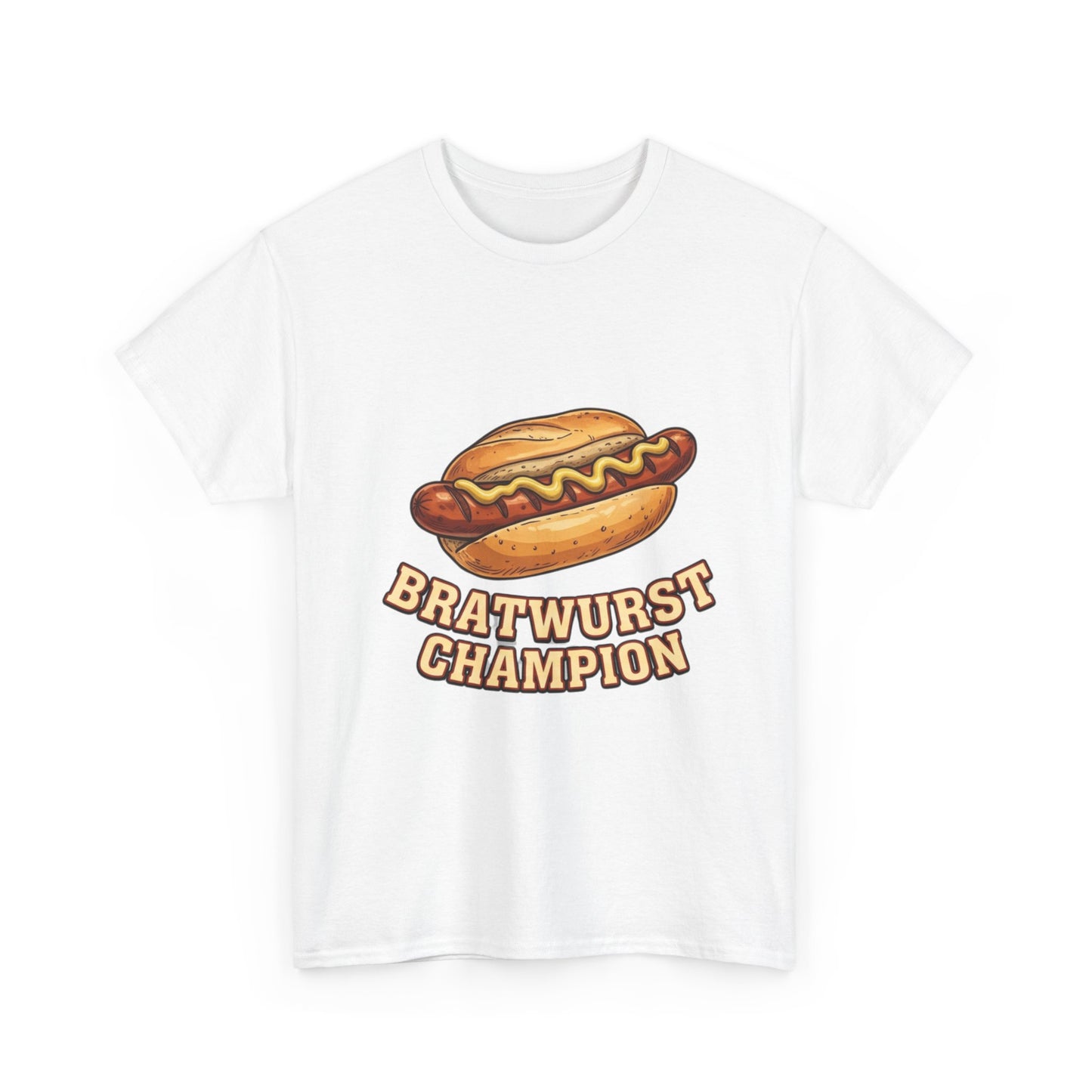 Bratwurst Champion T‑Shirt — Hot Dog Eating Contest Tee