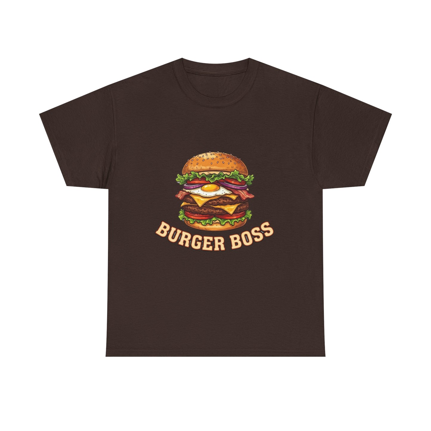 Burger Boss T-Shirt — Funny Cheeseburger Graphic Tee for Grill Masters & Foodies