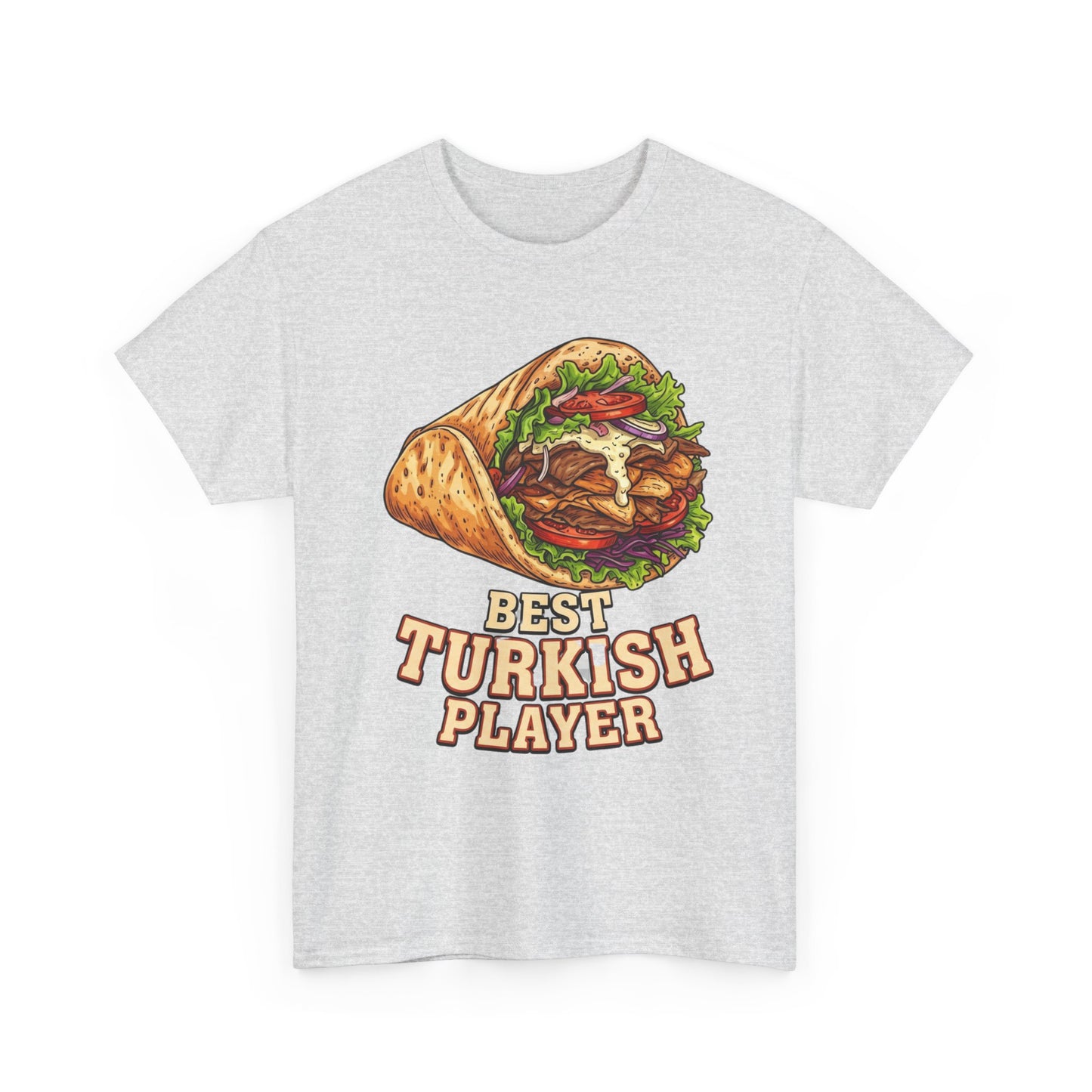 T-Shirt — "Best Turkish Player" Shawarma Graphic Tee
