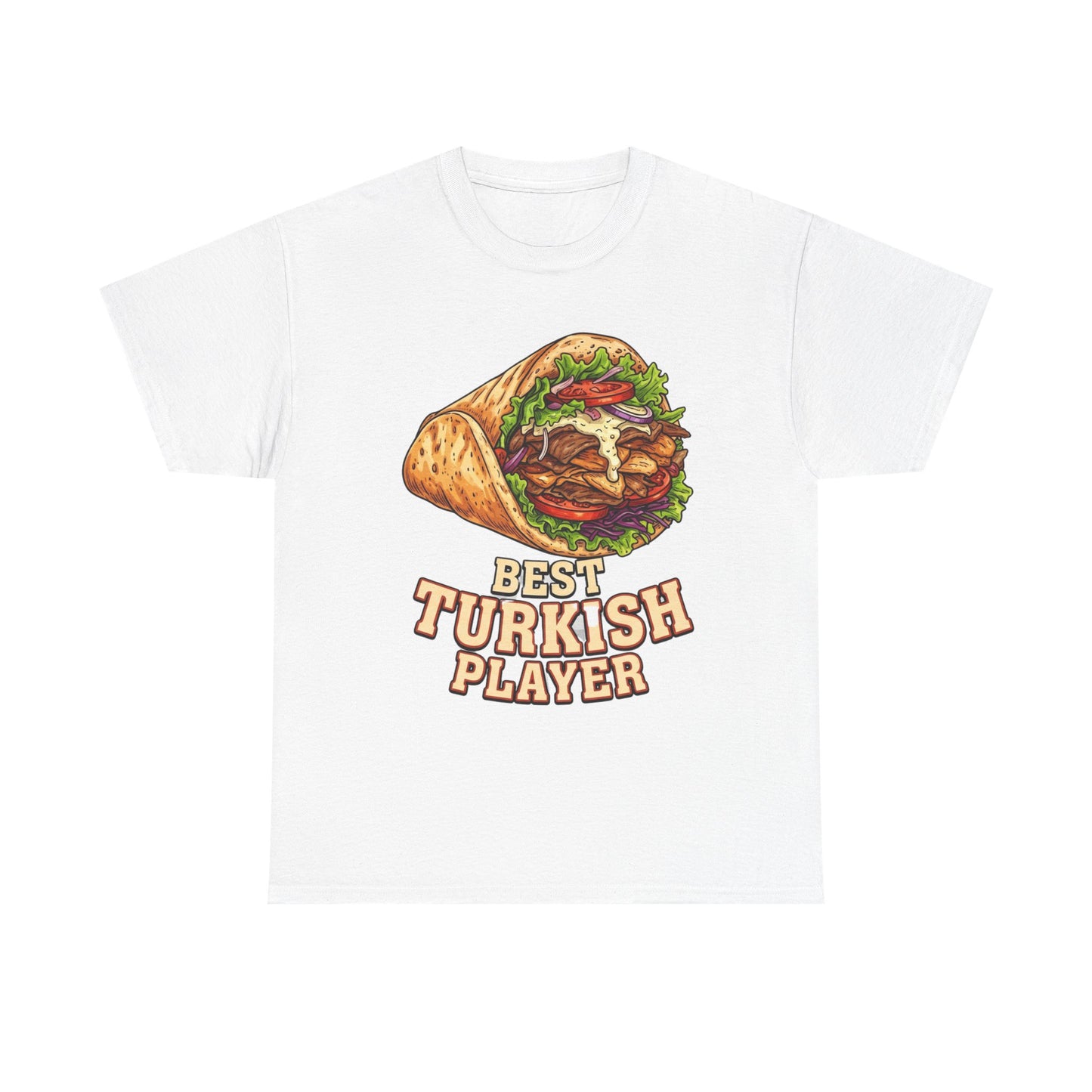 T-Shirt — "Best Turkish Player" Shawarma Graphic Tee