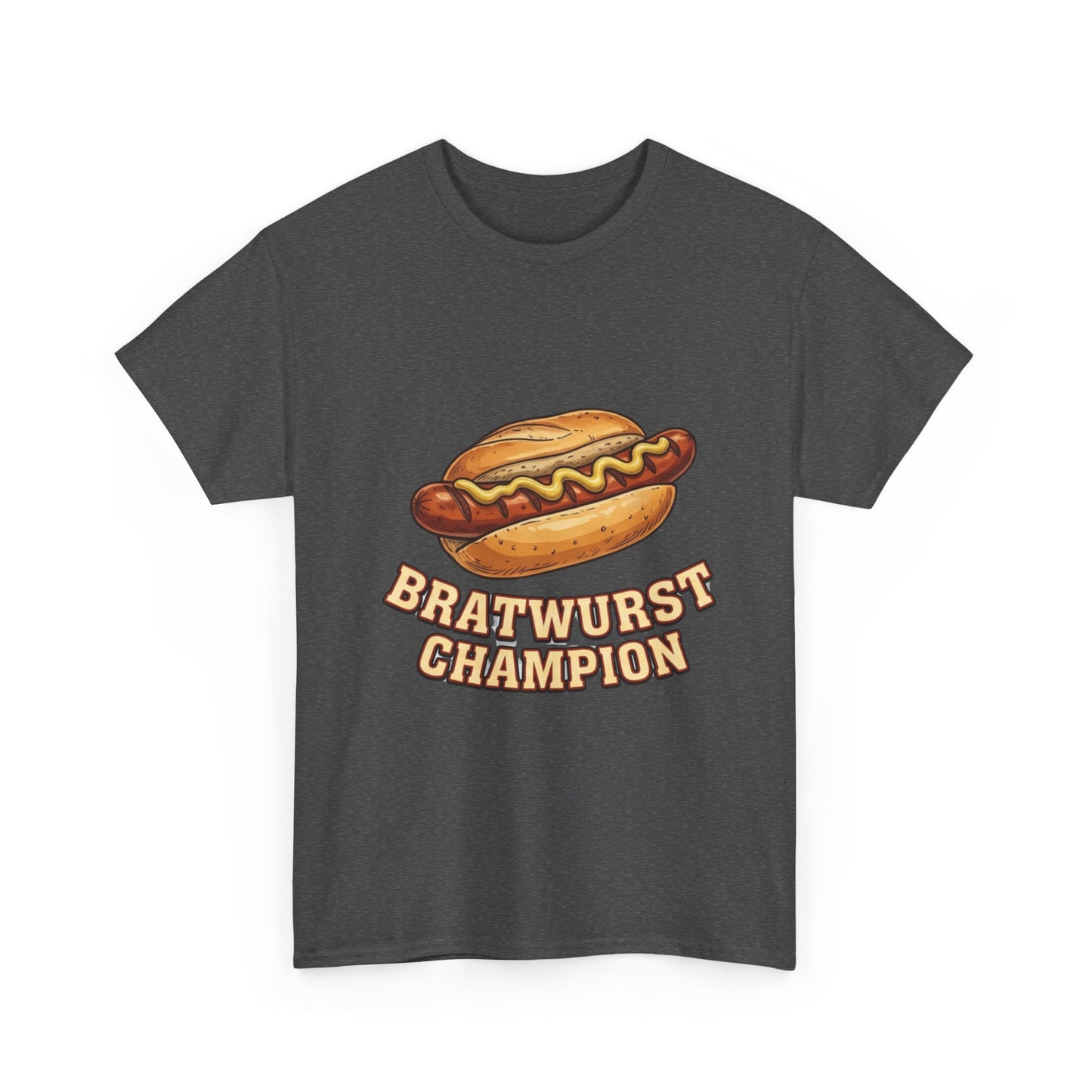 Bratwurst Champion T‑Shirt — Hot Dog Eating Contest Tee